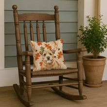 Load image into Gallery viewer, Wheaten Border Terrier Heirloom Fall Throw Pillow