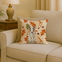 Load image into Gallery viewer, Borzoi Heirloom Fall Throw Pillow