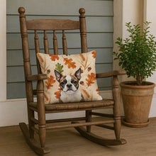 Load image into Gallery viewer, Brindle Boston Terrier Heirloom Fall Throw Pillow