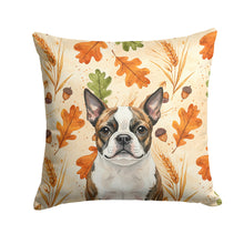 Load image into Gallery viewer, Brindle Boston Terrier Heirloom Fall Throw Pillow