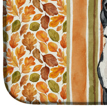 Load image into Gallery viewer, Boston Terrier Heirloom Fall Dish Drying Mat