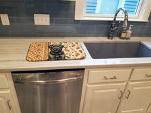 Load image into Gallery viewer, Brindle Bouvier des Flandres Heirloom Fall Dish Drying Mat