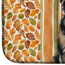 Load image into Gallery viewer, Brindle Bouvier des Flandres Heirloom Fall Dish Drying Mat