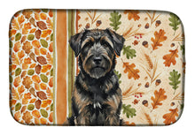 Load image into Gallery viewer, Brindle Bouvier des Flandres Heirloom Fall Dish Drying Mat