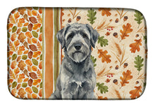 Load image into Gallery viewer, Gray Bouvier des Flandres Heirloom Fall Dish Drying Mat