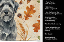 Load image into Gallery viewer, Gray Bouvier des Flandres Heirloom Fall Kitchen Towel