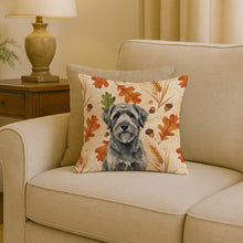 Load image into Gallery viewer, Gray Bouvier des Flandres Heirloom Fall Throw Pillow