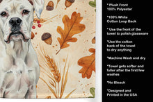 Load image into Gallery viewer, White Boxer Heirloom Fall Kitchen Towel