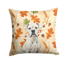 Load image into Gallery viewer, White Boxer Heirloom Fall Throw Pillow