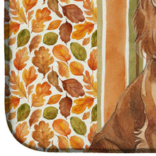 Load image into Gallery viewer, Boykin Spaniel Heirloom Fall Dish Drying Mat