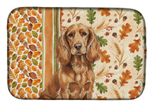 Load image into Gallery viewer, Boykin Spaniel Heirloom Fall Dish Drying Mat