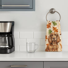 Load image into Gallery viewer, Boykin Spaniel Heirloom Fall Kitchen Towel