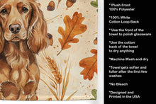 Load image into Gallery viewer, Boykin Spaniel Heirloom Fall Kitchen Towel