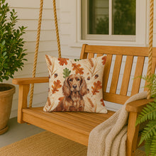 Load image into Gallery viewer, Boykin Spaniel Heirloom Fall Throw Pillow