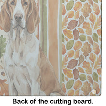 Load image into Gallery viewer, Bracco Italiano Heirloom Fall Glass Cutting Board