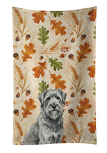 Load image into Gallery viewer, Gray Briard Heirloom Fall Kitchen Towel