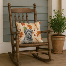 Load image into Gallery viewer, Gray Briard Heirloom Fall Throw Pillow