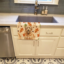 Load image into Gallery viewer, Tawny Briard Heirloom Fall Kitchen Towel