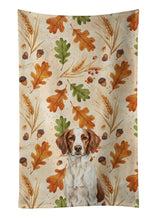 Load image into Gallery viewer, Liver and White Brittany Heirloom Fall Kitchen Towel