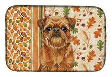 Load image into Gallery viewer, Belge Brussels Griffon Heirloom Fall Dish Drying Mat