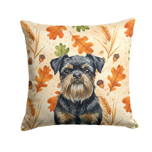 Load image into Gallery viewer, Black and Tan Brussels Griffon Heirloom Fall Throw Pillow