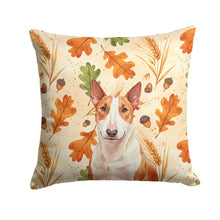 Load image into Gallery viewer, Red and White Bull Terrier Heirloom Fall Throw Pillow