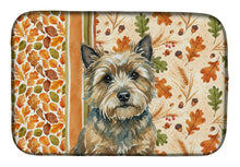 Load image into Gallery viewer, Cairn Terrier Heirloom Fall Dish Drying Mat