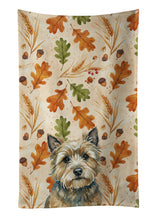 Load image into Gallery viewer, Cairn Terrier Heirloom Fall Kitchen Towel