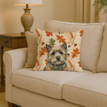 Load image into Gallery viewer, Cairn Terrier Heirloom Fall Throw Pillow