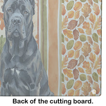 Load image into Gallery viewer, Cane Corso Heirloom Fall Glass Cutting Board