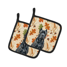 Load image into Gallery viewer, Cane Corso Heirloom Fall Pair of Pot Holders