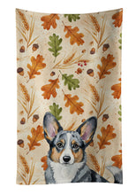 Load image into Gallery viewer, Blue Merle Cardigan Welsh Corgi Heirloom Fall Kitchen Towel