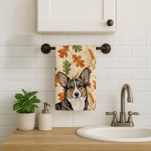 Load image into Gallery viewer, Brindle Cardigan Welsh Corgi Heirloom Fall Kitchen Towel