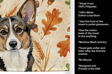 Load image into Gallery viewer, Brindle Cardigan Welsh Corgi Heirloom Fall Kitchen Towel