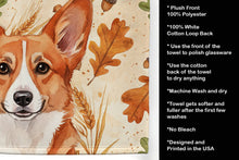 Load image into Gallery viewer, Red Cardigan Welsh Corgi Heirloom Fall Kitchen Towel