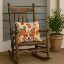 Load image into Gallery viewer, Red Cardigan Welsh Corgi Heirloom Fall Throw Pillow