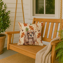 Load image into Gallery viewer, Ruby Cavalier Spaniel Heirloom Fall Throw Pillow