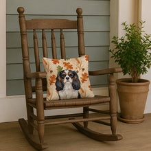 Load image into Gallery viewer, Tricolor Cavalier Spaniel Heirloom Fall Throw Pillow
