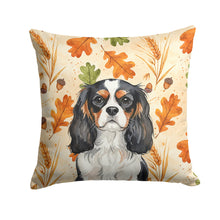 Load image into Gallery viewer, Tricolor Cavalier Spaniel Heirloom Fall Throw Pillow