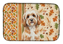Load image into Gallery viewer, Cavapoo Heirloom Fall Dish Drying Mat