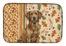 Load image into Gallery viewer, Chesapeake Bay Retriever Heirloom Fall Dish Drying Mat