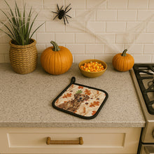 Load image into Gallery viewer, Chesapeake Bay Retriever Heirloom Fall Pair of Pot Holders