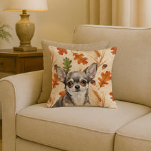 Load image into Gallery viewer, Chihuahua Heirloom Fall Throw Pillow
