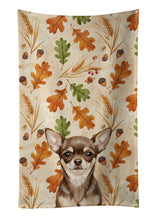 Load image into Gallery viewer, Chocolate Chihuahua Heirloom Fall Kitchen Towel