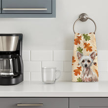 Load image into Gallery viewer, Hairless Chinese Crested Heirloom Fall Kitchen Towel