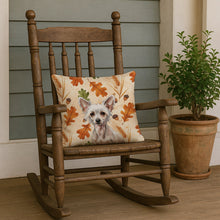 Load image into Gallery viewer, Hairless Chinese Crested Heirloom Fall Throw Pillow