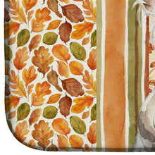 Load image into Gallery viewer, Hairless Mottled Pattern Chinese Crested Heirloom Fall Dish Drying Mat