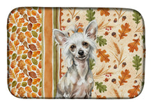 Load image into Gallery viewer, Hairless Mottled Pattern Chinese Crested Heirloom Fall Dish Drying Mat