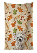 Load image into Gallery viewer, Hairless Mottled Pattern Chinese Crested Heirloom Fall Kitchen Towel