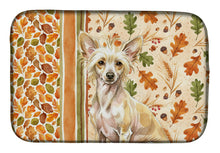 Load image into Gallery viewer, Hairless Palomino Chinese Crested Heirloom Fall Dish Drying Mat